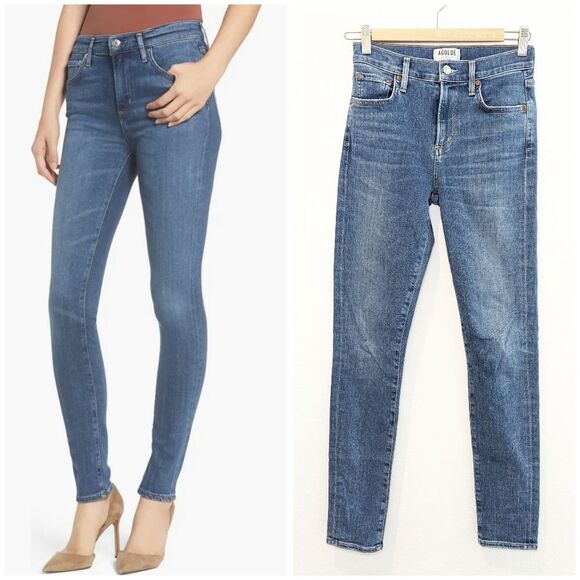 Agolde Sohpie High Waist Skinny Jeans - Picture 1 of 14